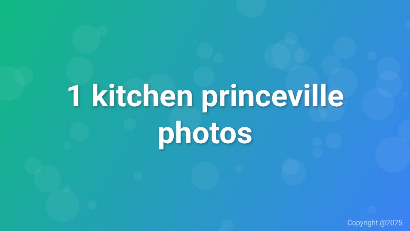1 kitchen princeville photos